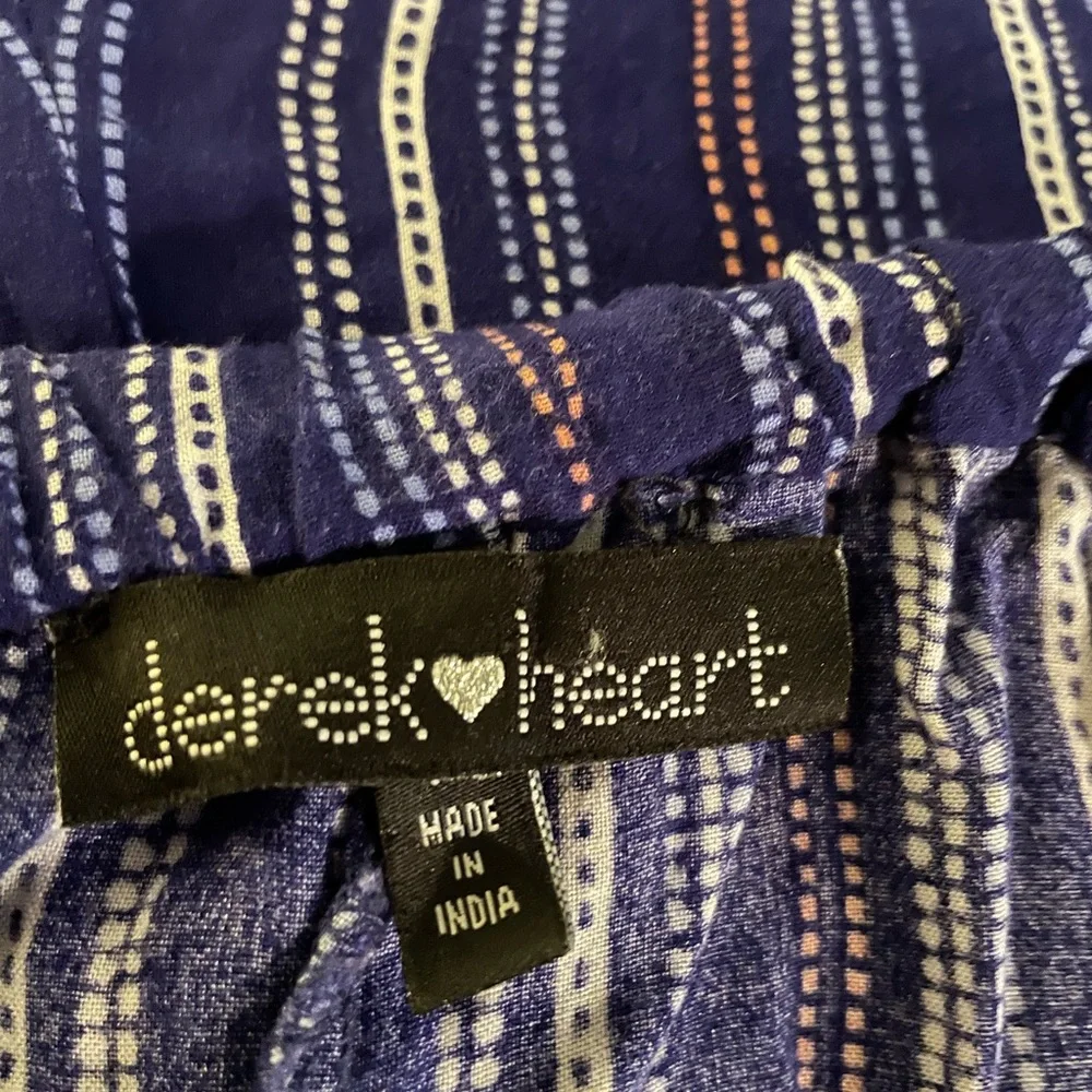 Derek Heart Pull-On Wide Leg Pants - M - Picture 9 of 10